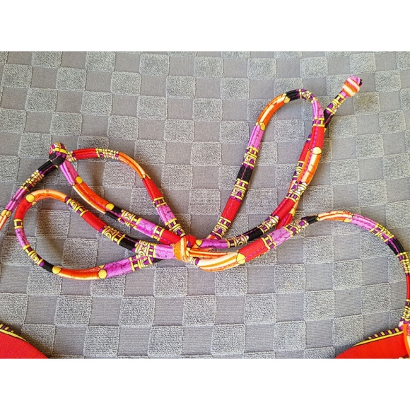 Luli Fama Luxury String Bikini Top Molded Cups - Picture 5 of 11